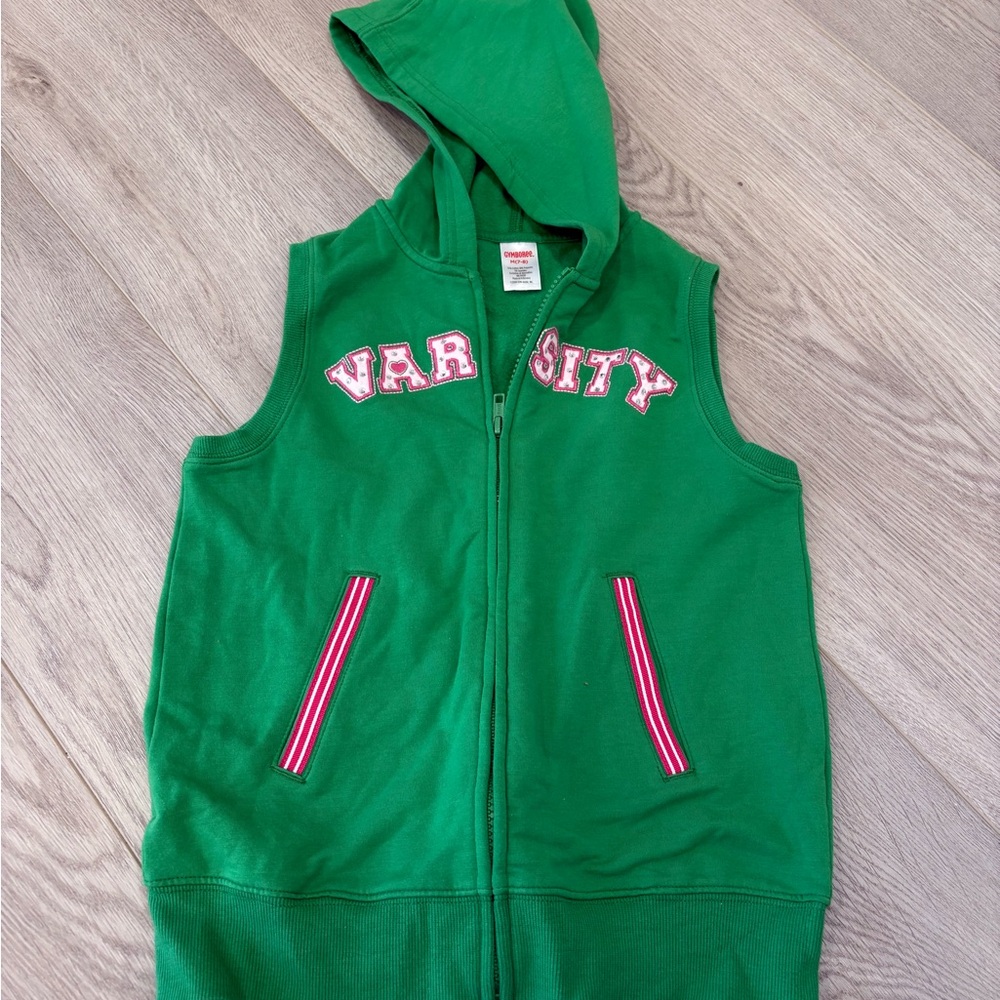 Gymboree Bright Green Zip-Up